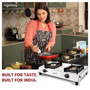 Lifelong 2 Burner Gas Stove Top for Kitchen -... - Image 3