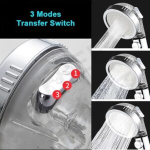 Shower Head with Handheld, High Pressure 3 Sp... - Image 8