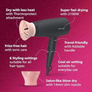 Philips Hair Dryer - Powerful drying with les... - Image 4