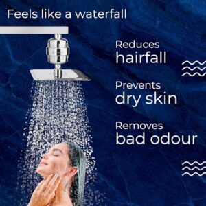 RiverSoft Combo Rain-Shower Set, 8 Inch x 8 I... - Image 8