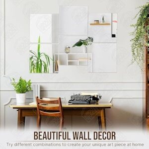 WAKAI VISUAL Plastic Mirror Stickers for Wall... - Image 3