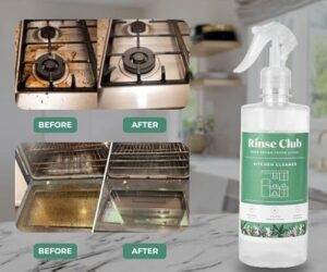Rinse Club Kitchen Cleaner Spray, Oil & Greas... - Image 4