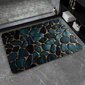 Wazdorf 3D Bathroom Mat - Non Slip Water Abso... - Image 2