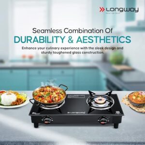 Longway Furn Glass Top, 2 Burner Manual Ignit... - Image 7
