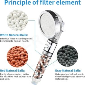 Shower Head with Handheld, High Pressure 3 Sp... - Image 3