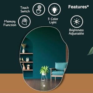 TINITALO Quality Glass LED Bathroom Mirror wi... - Image 5