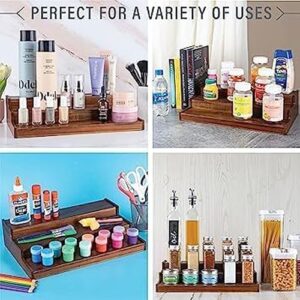 Insight Arts Wooden Spice Rack Organizer 3-Ti... - Image 6