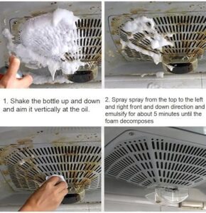 WEXUS Kitchen Cleaner Foam Spray, Heavy-Duty ... - Image 9