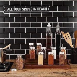Insight Arts Wooden Spice Rack Organizer 3-Ti... - Image 7