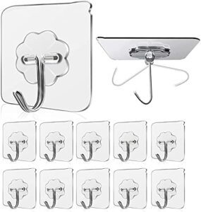 JIALTO Adhesive Hooks Kitchen Wall Hooks-Heav... - Image 10