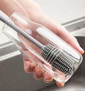 XML Bottle Cleaning Brush Silicone Long Handl... - Image 2