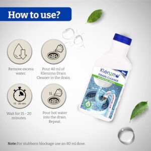 Klenzmo Drain Cleaner Liquid 400ml - 10 Doses... - Image 5