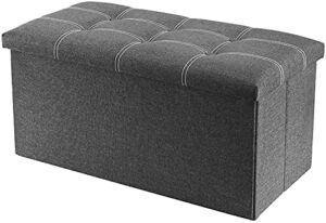 SKYFUN (LABEL) Folding Storage Ottoman, Long ... - Image 5