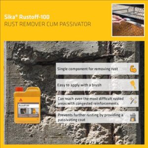 Sika Rustoff-100, Rust remover cum passivator... - Image 4