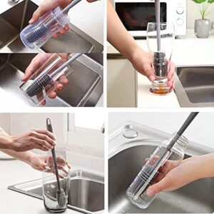 XML Bottle Cleaning Brush Silicone Long Handl... - Image 6