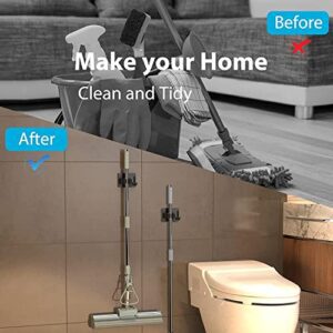JIALTO 2 Pieces Stainless Steel Broom Holder ... - Image 8