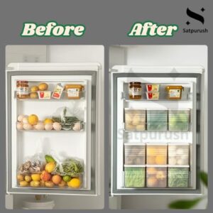 Satpurush Fridge Storage Boxes (Pack of 6) Fr... - Image 6