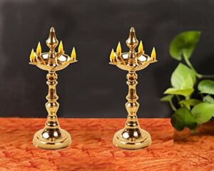 Denique Brass Traditional Kerala Oil/Ghe... - Image 10