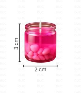 BUC Gel Tea Light Candles Multicolor Eco-Frie... - Image 5