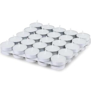 ViMe Tealight Candles Pack of 50 | Unscented ... - Image 2