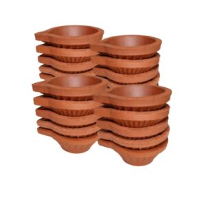 Handmade Terracotta Clay Diya for Puja a... - Image 3