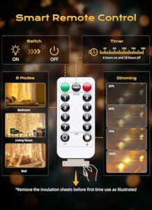 FLYNGO Fairy Curtain String Lights for D... - Image 6