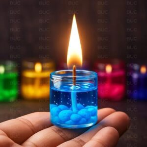 BUC Gel Tea Light Candles Multicolor Eco-Frie... - Image 4