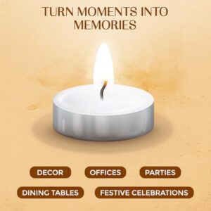 Welburn Veda&Co® Wax Unscented Tealight Candl... - Image 6