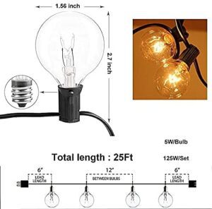 XERGY Outdoor String Lights 15 Feet G40 ... - Image 9
