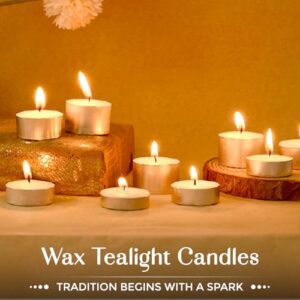 Welburn Veda&Co® Wax Unscented Tealight Candl... - Image 3