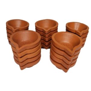 Handmade Terracotta Clay Diya for Puja a... - Image 4