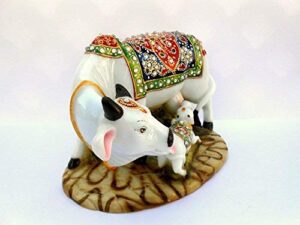 SVGG DECORS Kamdhenu Cow and Calf Idol –... - Image 5