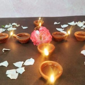 PujaNPujari Clay Diya Set of 50 | Diwali... - Image 8