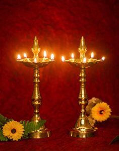 Denique Brass Traditional Kerala Oil/Ghe... - Image 3