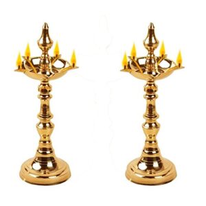 Denique Brass Traditional Kerala Oil/Ghe... - Image 2