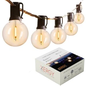 XERGY Outdoor String Lights 15 Feet G40 ... - Image 2