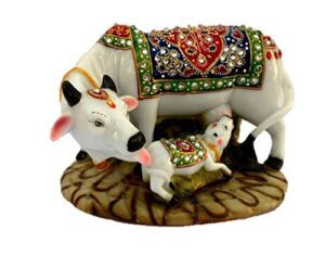 SVGG DECORS Kamdhenu Cow and Calf Idol –... - Image 7