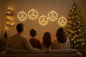 MIRADH 30 CM Diya Pendant Hanging Lights – Wa... - Image 3