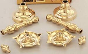Denique Brass Traditional Kerala Oil/Ghe... - Image 7