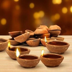Gwan Natural Clay Traditional Diwali Ke ... - Image 3