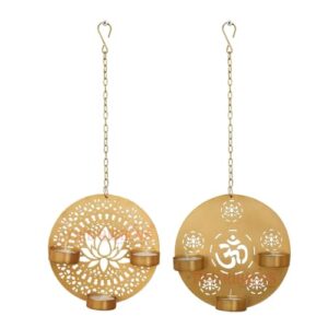 TIED RIBBONS Metal Wall Hanging Tealight Cand... - Image 6