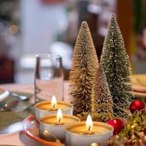 ViMe Tealight Candles Pack of 50 | Unscented ... - Image 8