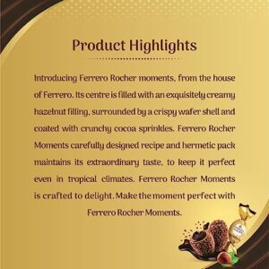Ferrero Rocher Moments, 16 Pcs Chocolate,92.8... - Image 6