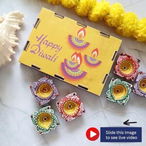Indian Karigar 12 Diya for Diwali Diyas ... - Image 8