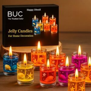 BUC Gel Tea Light Candles Multicolor Eco-Frie... - Image 2