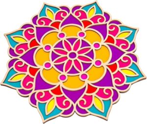 Reusable Rangoli Stencils Making Tools K... - Image 4