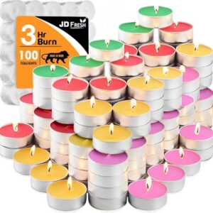 JD Fresh 100 Pieces Tealight Candles for Diwa... - Image 2