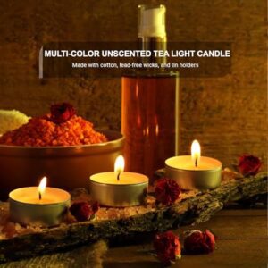 JD Fresh 100 Pieces Tealight Candles for Diwa... - Image 8
