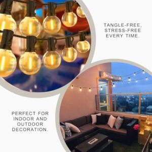XERGY Outdoor String Lights 15 Feet G40 ... - Image 10