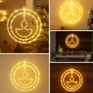 MIRADH 30 CM Diya Pendant Hanging Lights – Wa... - Image 6